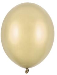  metál lufi 30 cm-hideg arany - 019z