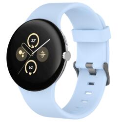 SILICONE Cserélhető szíj Google Pixel-hez Watch3 45mm világoskék