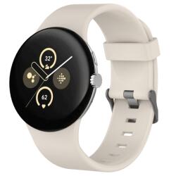 SILICONE Cserélhető szíj Google Pixel-hez Watch3 45mm bézs