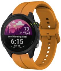 SILICONE Cserélhető szíj Garmin Forerunner 255 Music sárga