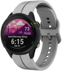 SILICONE Cserélhető szíj Garmin Forerunner 255 Music szürke
