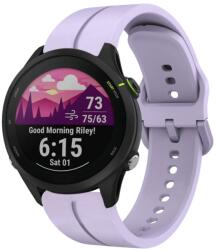 SILICONE Cserélhető szíj Garmin Forerunner 255 Music lila szíjhoz