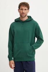 New Balance pamut melegítőfelső zöld, férfi, sima, kapucnis, MT41534NWG - zöld L