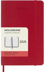 Moleskine Határidőnapló 2025 12 Hónap Napi Puha Piros "p (7540152004)