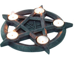  gyertyatartó (dekoráció) Pentagram Tealights - NEM2273