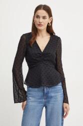 GUESS felső OLYMPE fekete, női, mintás, W4BH64 WGLF0 - fekete S