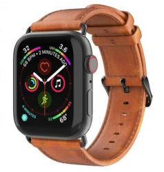 DuxDucis Apple Watch szíj 42/ 44/ 45/ 46 /49 mm Dux Ducis YA valódi bőr - barna (ipro-404787)