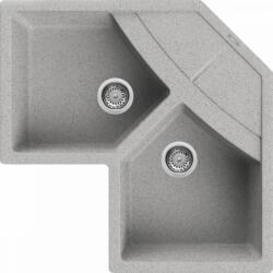 Elleci outlet - mosogatótálca unico corner sarok g55 grigio pietra - kifutó termék!