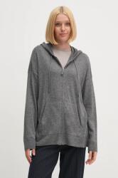 United Colors of Benetton gyapjú kardigán szürke, könnyű, 1035D5006 - szürke S