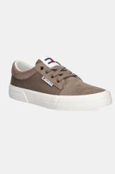 Tommy Jeans sportcipő TJM VULC. SKATER MIX MATERIAL bézs, férfi, EM0EM01456 - barna Férfi 45