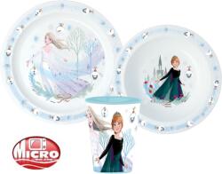 Disney Jégvarázs Karácsony étkészlet, micro műanyag szett 260 ml-es pohárral Nr4