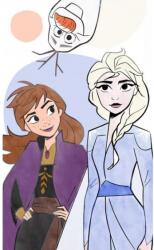 Disney Jégvarázs kéztörlő, arctörlő, törölköző 30x50 cm Nr1