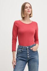 Tommy Hilfiger pamut hosszúujjú piros, WW0WW37861 - piros XS
