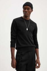 G-Star RAW gyapjú pulóver könnyű, férfi, fekete, D25174-D847 - fekete XL