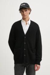 Levi's gyapjú kardigán fekete, A8621 - fekete L