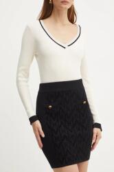 Marciano Guess szoknya HERMIONE fekete, mini, ceruza fazonú, 4BGD01 5661Z - fekete XS