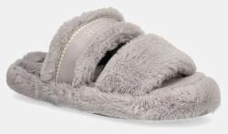 Tommy Hilfiger papucs HILFIGER FUR BASICS SLIPPER szürke, FW0FW08343 - szürke Női 37/38