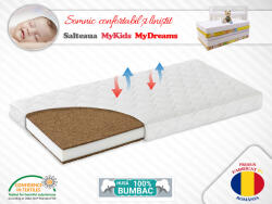 MyKids Saltea Fibra Cocos MyKids MyDreams II 110x65x10 (cm) - bekid Saltea bebelusi