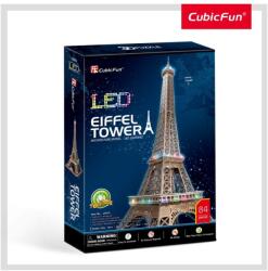 CubicFun Puzzle 3D Led Turnul Eiffel, 82 Piese (CUL091h)