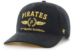 47 brand kordbársony baseball sapka MLB Pittsburgh Pirates fekete, nyomott mintás, B-SKYLC20EWP-BK - fekete Univerzális méret