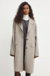 HUGO BOSS gyapjúkabát szürke, átmeneti, oversize, 50528108 - szürke 34