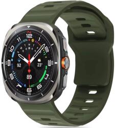 Tech-Protect Silicone Line Samsung Galaxy Watch Ultra (47 Mm) Olive Green (5906302376445)