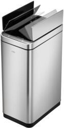 EKO-Europe Кош за отпадъци EKO PHANTOM DELUXE сензорен (45 л) - хром мат (EKO 928745 - Matt s/s)