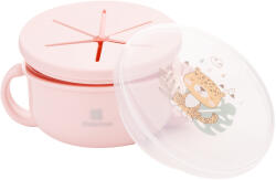 Kikkaboo Купа за снакс 2 в 1 Kikkaboo - Savanna, 380 ml, Pink (31302040129) - kindermarket
