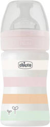 Chicco Sticlă pentru sugari Well-being silicon, fată 150 ml