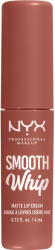 NYX Cosmetics Smooth Whip Matte Lip Cream 04 Teddy Fluff Matte Liquid Lipstick, 4 ml