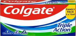 Pastă de dinți Colgate Triple Action 2 x 75 ml