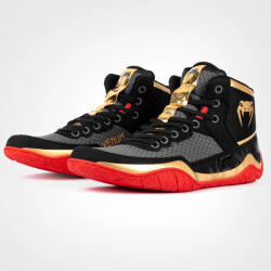 Venum | Официален Вносител за България Обувки за Борба Venum Elite Wrestling Shoes Black/Gold/Red - 42