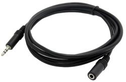 Gigapack GP-61735 3m 3, 5mm jack aljzat - 3, 5mm jack fekete audio kábel (GP-61735)