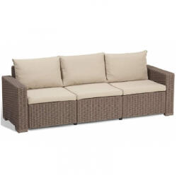 Keter Canapea exterior cu 3 locuri Keter, California Cappuccino (258765)