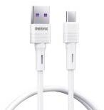 REMAX Leya Series Liquid Silicone Hajlékony USB-A-Type-C gyorstöltő kábel 66W 1m - Fehér RC-C092 white
