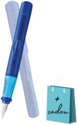 Pelikan Stilou Pelikano junior 669242, Penita A, grip economic, pentru dreptaci, Albastru (669242/ALBASTRU)
