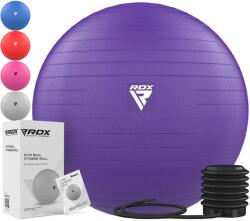 RDX B1 Minge de yoga gonflabilă anti-alunecare cu pompă portabilă , 55 cm (RYB-B1MPR-55CM-55cm-purple) Minge fitness