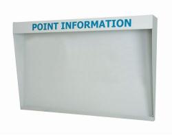 bott fali információs panel, 70 x 120 x 20 cm