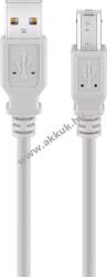 Goobay USB-A USB-B kábel 3m USB 2.0 480Mbit/s - akkuk - 990 Ft