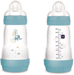 MAM cumisüveg Anti-Colic Matt 260ml fiús - babamarket