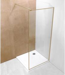 u-Design Goldy zuhanyfal aranyszínű kerettel, A-20P-3, 100x190 cm