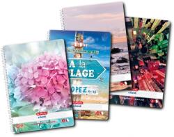 Herlitz Caiet cu spira A5, 100 file, dictando, Enjoy Life, Herlitz HZ9484740 (9484740)