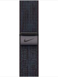 Apple Watch 42 mm Nike sport pánt - fekete-kék (MYJA3ZM/A)