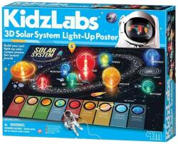 4M Poster luminos pentru copii 4M - Sistem solar (4m-03461)