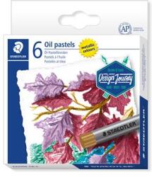 STAEDTLER Pasteluri cu ulei, STAEDTLER "2420 M", 6 culori metalice diferite 2420M C6-C (2420M C6-C)