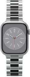 Spigen Metal Fit 316L Apple Watch S1-9 Gyári Fém Szíj - 42/44/45/49 mm, Ezüst (AMP06356)