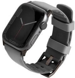 Uniq Linus Airosoft Apple Watch S1-7 Szilikon Szíj - 38/40/41 mm, Szürke (UNIQ-41MM-LINUSGRY)