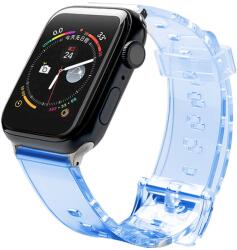 Fusion Light Apple Watch 2-7 Szilikon Szíj - 38/40/41 mm, Kék (FULAP40MMBL)