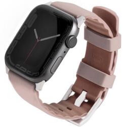 Uniq Linus Airosoft Apple Watch S1-7 Szilikon Szíj - 38/40/41 mm, Rózsaszín (UNIQ-41MM-LINUSPNK)