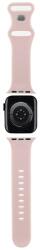 Hello Kitty Apple Watch Tags Graffiti Okosóra Szíj Szilikon - 38/40/41 mm, Pink